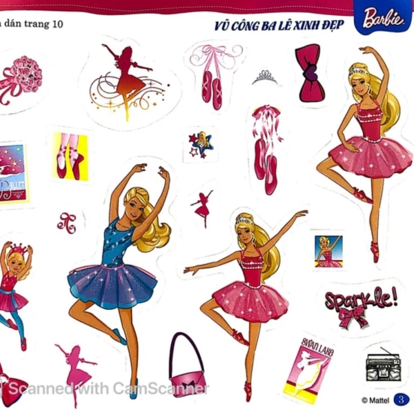 Barbie Bộ Sách Dán Hình Cuộc Sống Nhiều Niềm Vui - Tập 2 (Tái Bản)