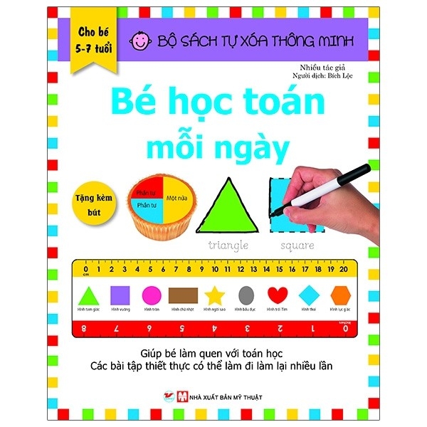 Sách Tự Xóa Thông Minh - Bé Học Toán Mỗi Ngày