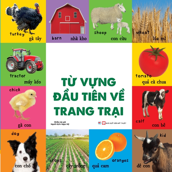 Bộ Sách Từ Vựng Đầu Đời Cho Bé - 100 Từ Vựng Đầu tiên Về Trang Trại