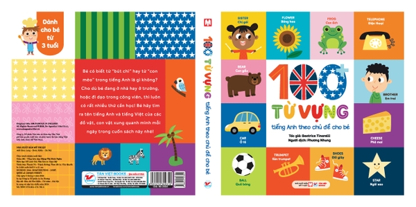 100 Từ Vựng Tiếng Anh Theo Chủ Đề Cho Bé