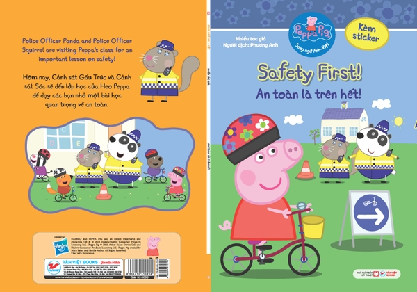 Peppa Pig - Song ngữ Anh - Việt: Cuốn 4: Safety First! An toàn là trên hết!