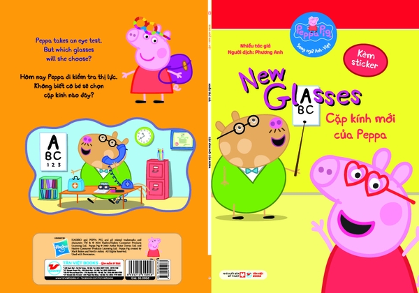 Peppa Pig - Song ngữ Anh - Việt: Cuốn 7: New Glasses Cặp kính mới của Peppa