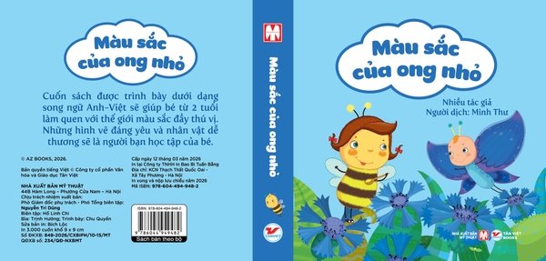 Bộ Hộp Thư Viện Đầu Tiên Của Bé - Sách Song Ngữ Nhận Biết - Trẻ 2+