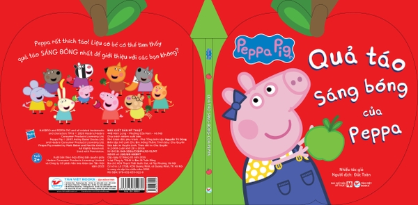 Quả Táo Sáng Bóng Của Peppa - Sách Tranh Tập Đọc - Phát Triển Ngôn ngữ