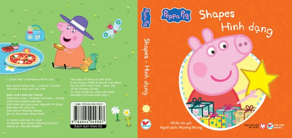 Bộ Hộp Peppa Pig: Thư Viện Học Tập Của Tớ - Sách Tranh - Dành Cho Trẻ 2+
