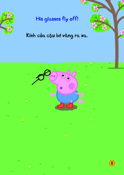 Peppa Pig - Song ngữ Anh - Việt: Cuốn 7: New Glasses Cặp kính mới của Peppa