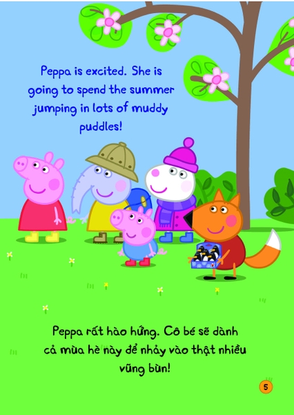 Peppa Pig - Song ngữ Anh - Việt: Cuốn 8: Around the world with Peppa :Cùng Peppa du lịch vòng quanh thế giới