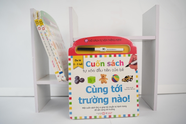CB419 - 40% Combo - Cuốn sách tự xóa đầu tiên của bé