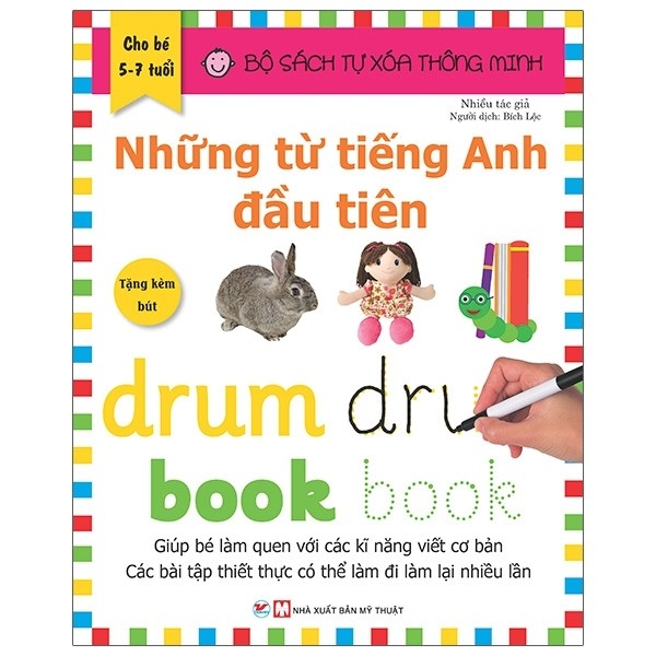 Sách Tự Xóa Thông Minh - Những Từ Tiếng Anh Đầu Tiên