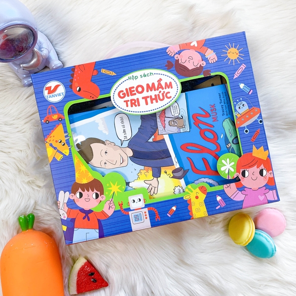 Hộp Sách Gieo Mầm Tri Thức - Những Nhân Vật Truyền Cảm Hứng Nổi Tiếng Thế Giới (6 Cuốn)