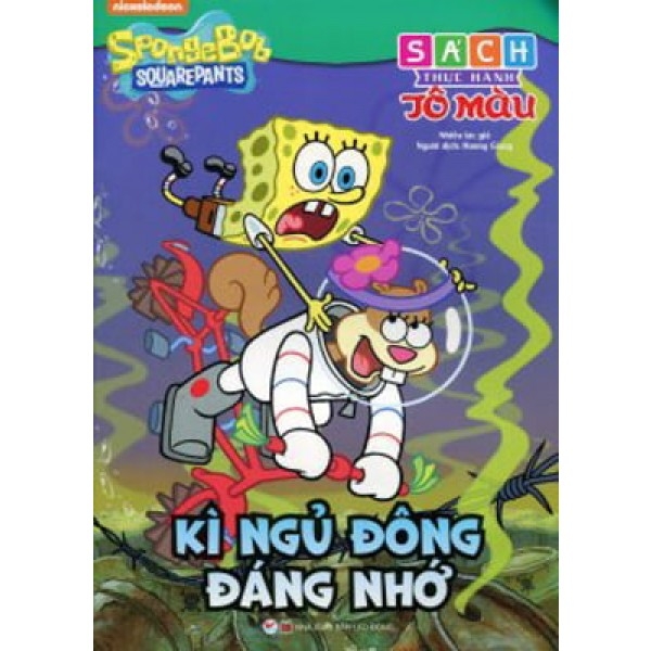 Spongebob Squarepants - Sách Thực Hành Tô Màu: Kì Ngủ Đông Đáng Nhớ