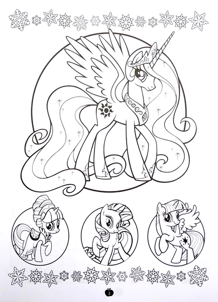 My Little Pony Jumbo - Tô Màu Và Các Trò Chơi - Chủ đề Giáng Sinh - Tập 3 (Tái Bản)