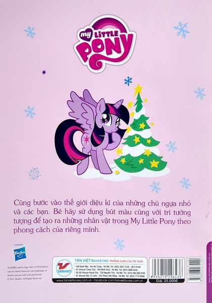 My Little Pony Jumbo - Tô Màu Và Các Trò Chơi - Chủ đề Giáng Sinh - Tập 3 (Tái Bản)