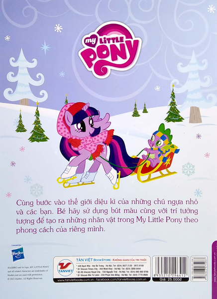 My Little Pony Jumbo - Tô Màu Và Các Trò Chơi Chủ Đề Giáng Sinh - Tập 1 (Tái Bản)