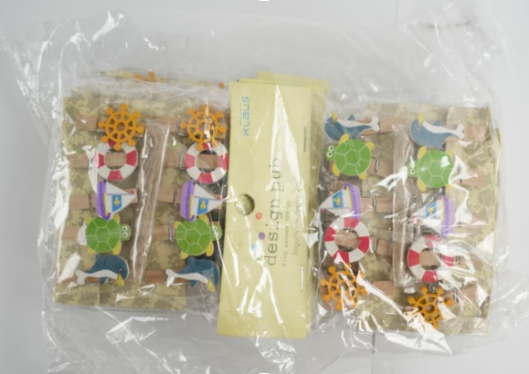 SET 10 TÚI Kẹp Gỗ Các Hình