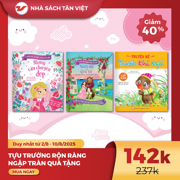 CB414 - 40% Combo: Những câu chuyện kể trước khi đi ngủ dành cho bé gái