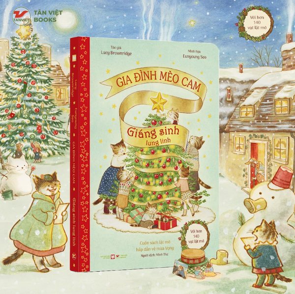 Gia Đình Mèo Cam Cuốn 1: Giáng Sinh Lung Linh - Tân Việt Books