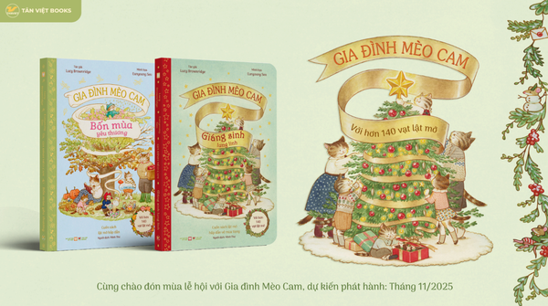 Combo 2 cuốn Gia Đình Mèo Cam: Giáng Sinh Lung Linh + Bốn Mùa Yêu Thương