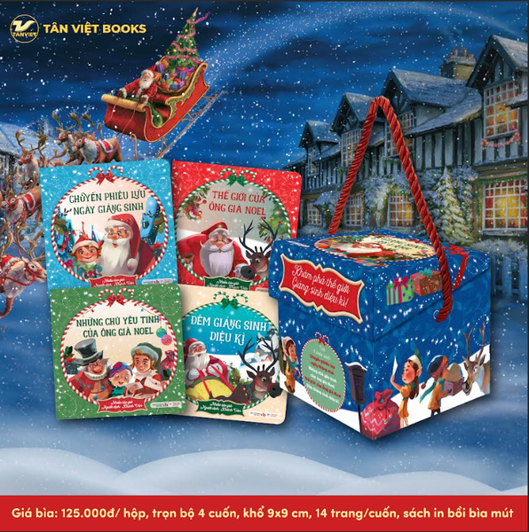 Boxset Giáng Sinh An Lành - Khám Phá Thế Giới Giáng Sinh Diệu Kì ( Màu Xanh )