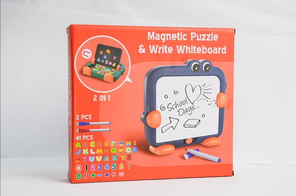 Bảng Viết Ghép Hình Từ Tính 2 Trong 1 ( Chữ Cái Và Số )