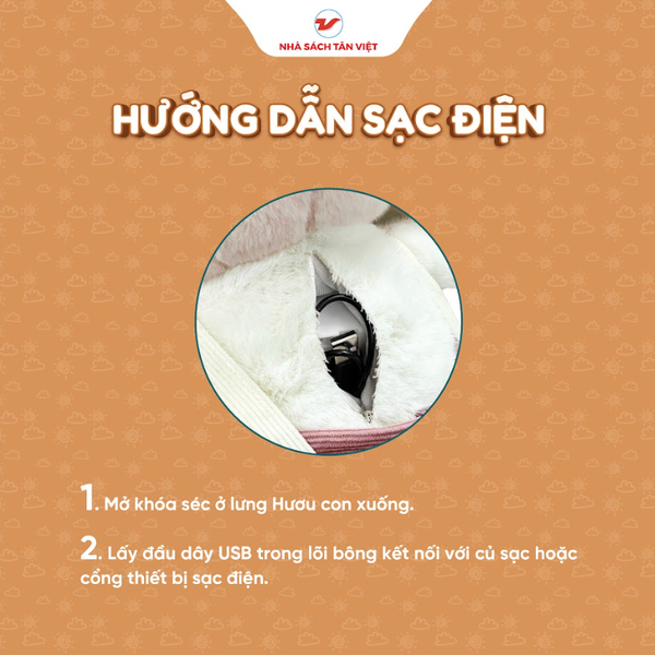 Hươu bông kể chuyện - Size nhỏ 25cm - Món quà trí tuệ cho bé