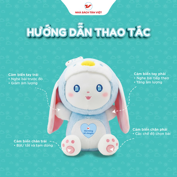 Chó con kể chuyện - Size 40cm - Món quà trí tuệ cho bé