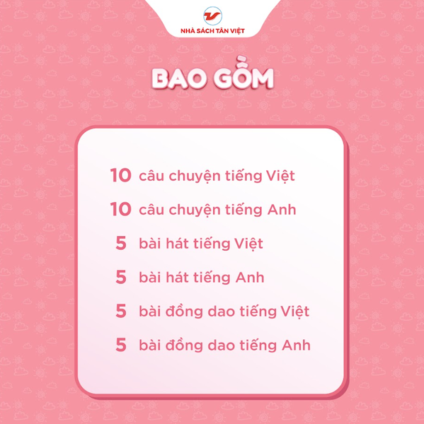 Thỏ bông kể chuyện - Loại nhỏ nằm ngang - Size 25cm - Món quà trí tuệ cho bé
