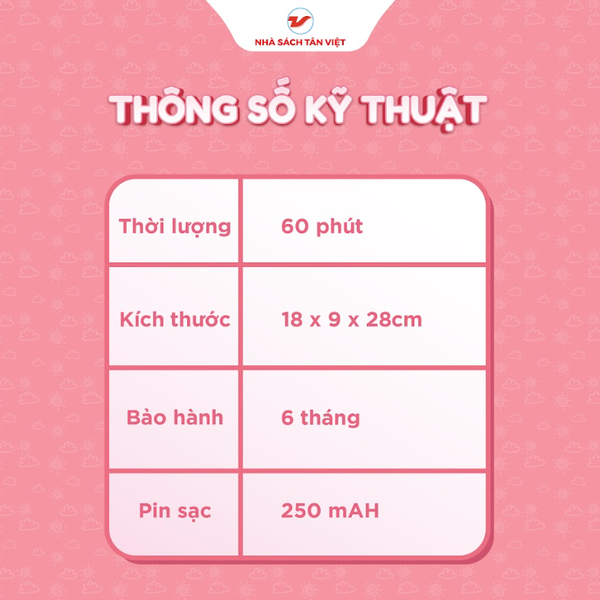 Thỏ con kể chuyện quần chấm bi - Size 25cm - Món quà trí tuệ cho bé