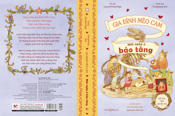 Bộ Sách Gia Đình Mèo Cam: Một Ngày Ở Bảo Tàng - Sách Tranh Tương Tác