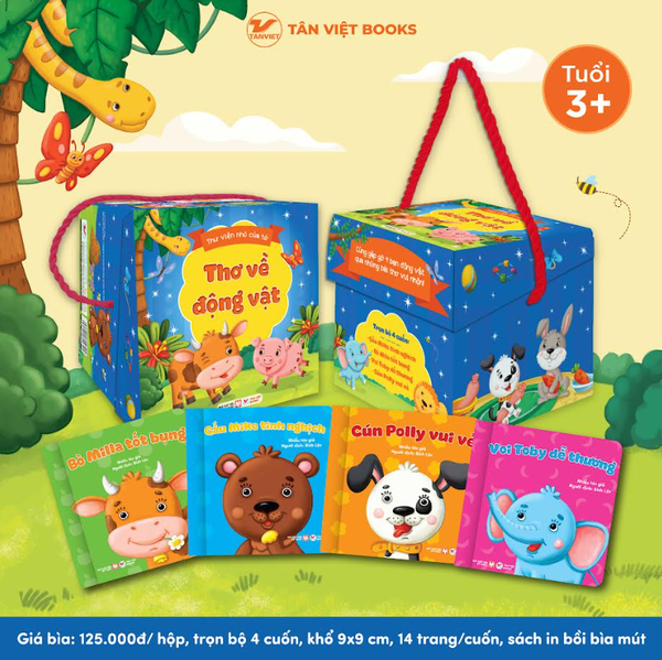 Hộp Thư Viện Nhỏ Của Tớ: Thơ Về Động Vật - Sách Song Ngữ Tập Đọc 2+