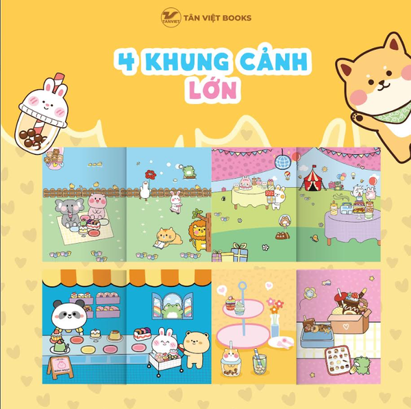 Sách Sticker Khổ Lớn: Boba Sticker Book