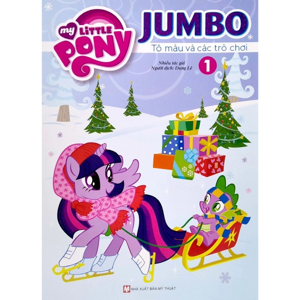 Combo 8 cuốn My Little Pony - Jumbo Tô Màu Và Các Trò Chơi 2025