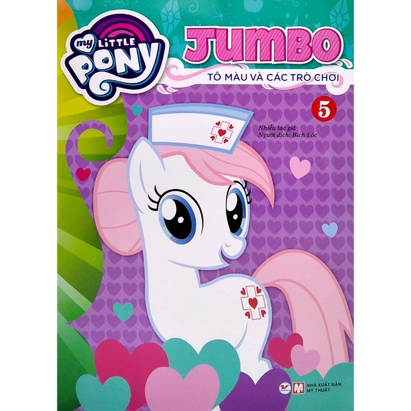 Combo 8 cuốn My Little Pony - Jumbo Tô Màu Và Các Trò Chơi 2025