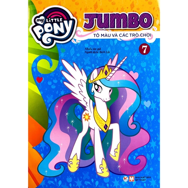 Combo 8 cuốn My Little Pony - Jumbo Tô Màu Và Các Trò Chơi 2025