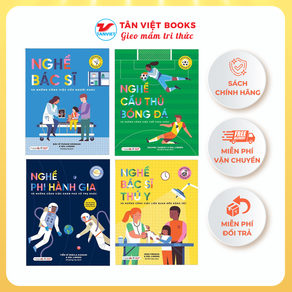 Combo 4 cuốn: Khám phá những nghề nghiệp thú vị