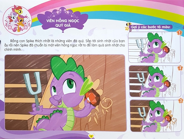 My little Pony - Tô màu sáng tạo 4Q - Thung lũng sắc màu