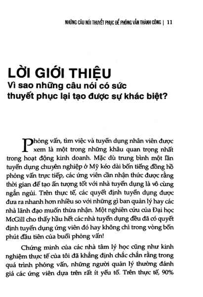 Những Câu Nói Thuyết Phục Để Phỏng Vấn Thành Công