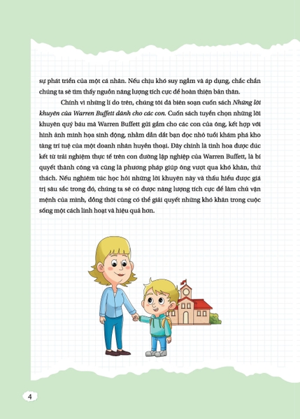 Những Lời Khuyên Của Warren Bufett Dành Cho Các Con