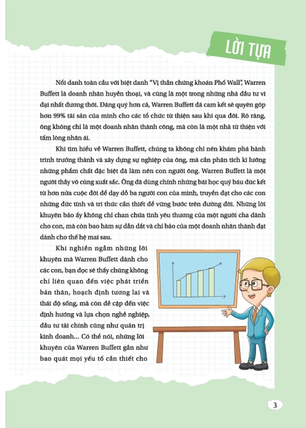 Những Lời Khuyên Của Warren Bufett Dành Cho Các Con