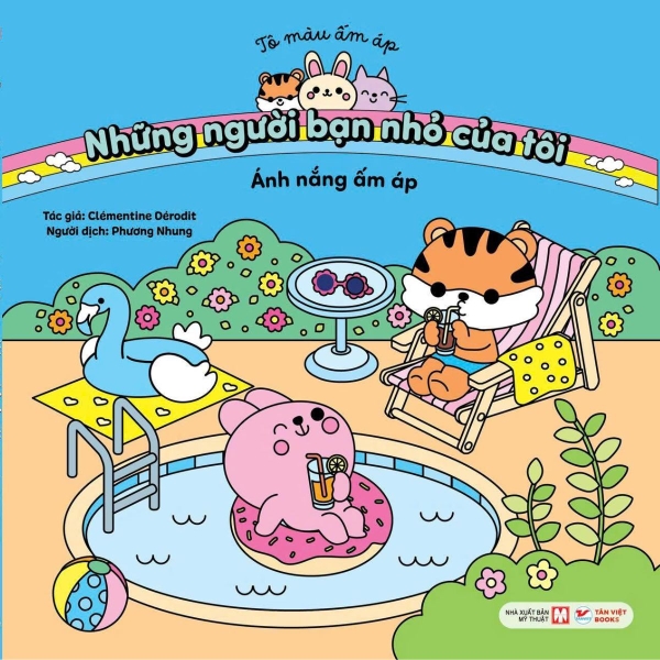 Combo 4 cuốn: Tô màu ấm áp - Những người bạn nhỏ của tôi - Tân Việt Books