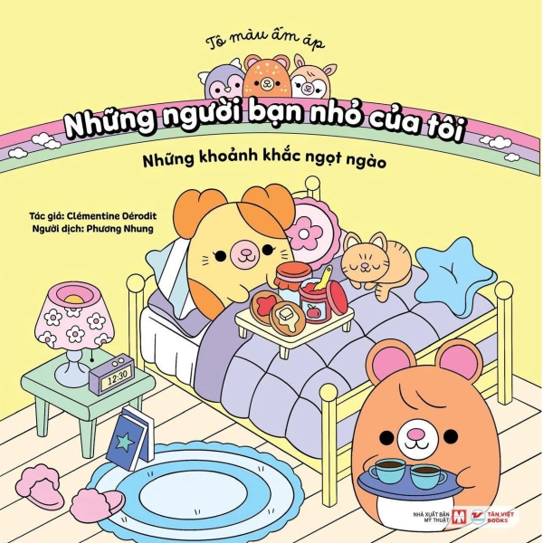Combo 4 cuốn: Tô màu ấm áp - Những người bạn nhỏ của tôi - Tân Việt Books