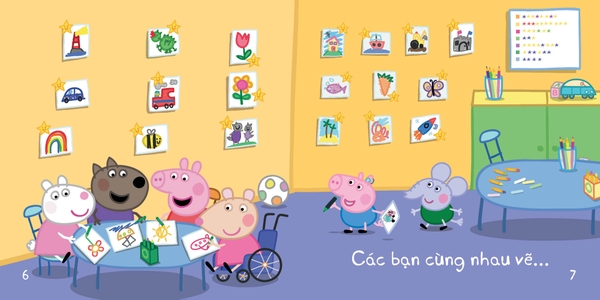Bộ Hộp Peppa Pig: Thư Viện Yêu Thích Của Tớ - Sách Tranh - Dành Cho Trẻ 2+