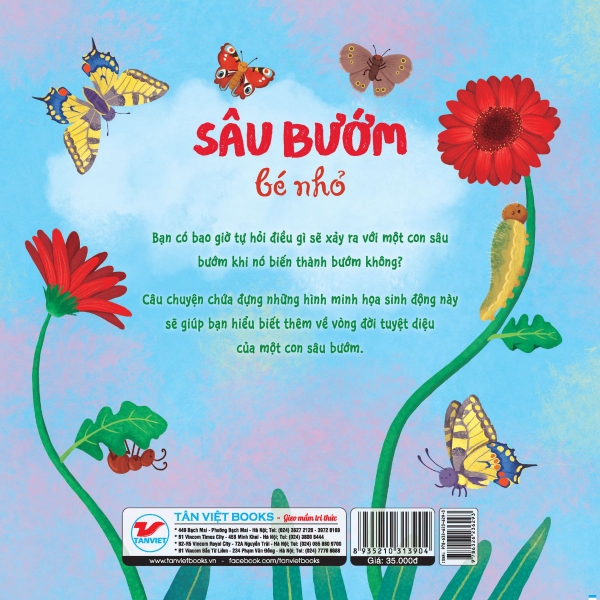 Sâu Bướm Bé Nhỏ - Câu Chuyện Tự Nhiên -Tân Việt Books