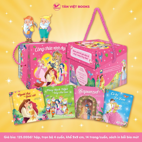 Bộ Hộp Công Chúa Xinh Đẹp - Trọn Bộ 4 Cuốn