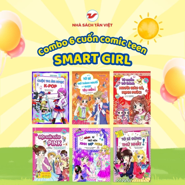 Xả kho - Combo 6 cuốn Smart Girl