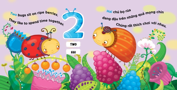Bộ Hộp Thư Viện Đầu Tiên Của Bé - Sách Song Ngữ Nhận Biết - Trẻ 2+