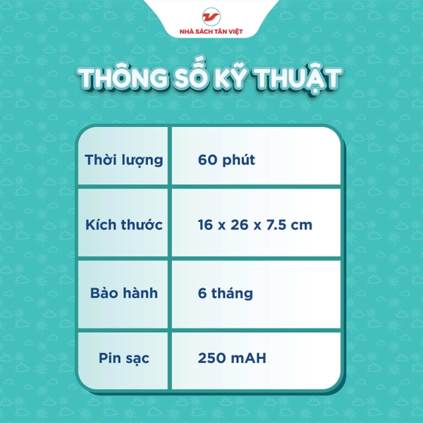 Thỏ bông kể chuyện quàng khăn đỏ - 25cm - Món Quà Trí Tuệ Cho Bé