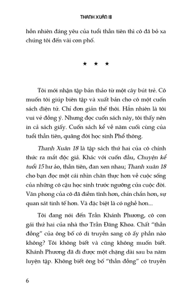 Thanh Xuân 18 - Trần Khánh Phương