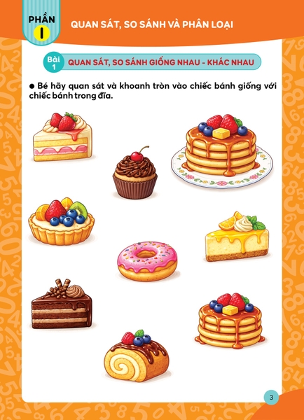Toán tư duy dành cho trẻ từ 3–4 tuổi