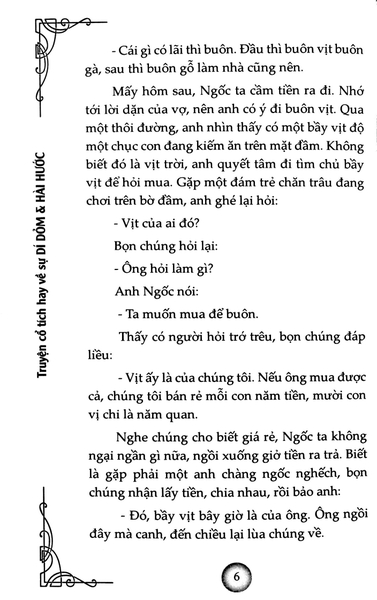 Truyện Cổ Tích Hay Về Sự Dí Dỏm Hài Hước